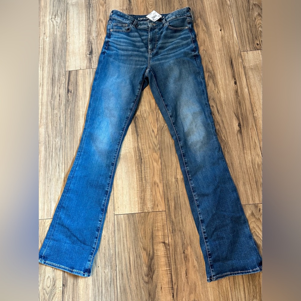 AE Next Level High-Waisted Skinny flare jeans size 10 long